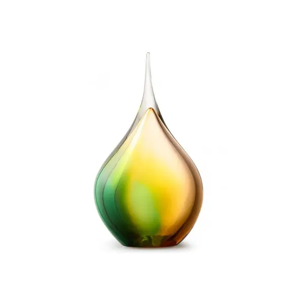 Druppel urn groen goud