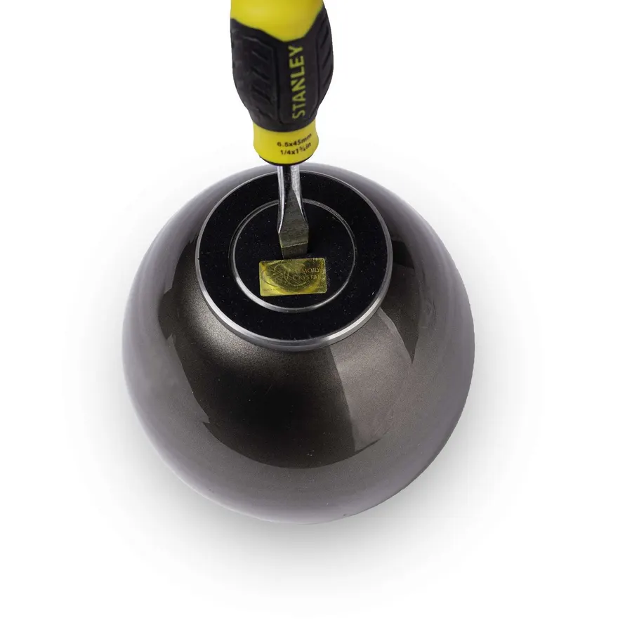 Messing urn - Wings of Hope™ kleine urn wit met gepolijst zilver - 0,04 liter, afbeelding 8