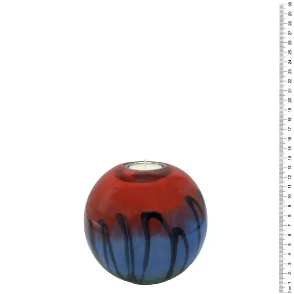 Glazen urn - Bol waxinelicht - 1,20 Liter, afbeelding 2