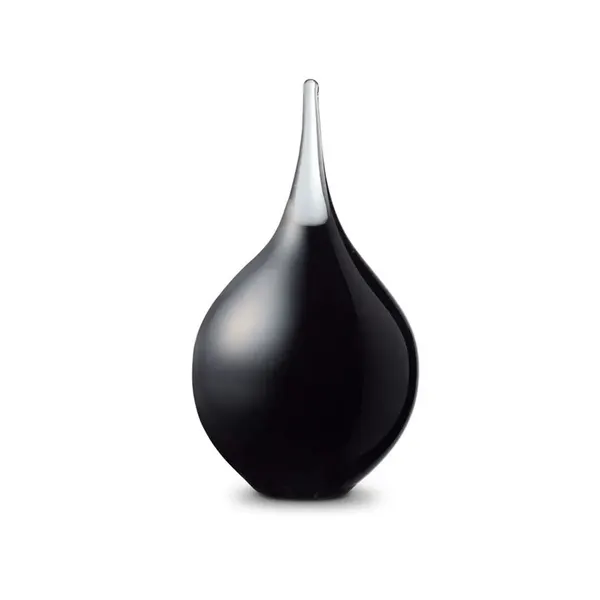 Druppel urn zwart