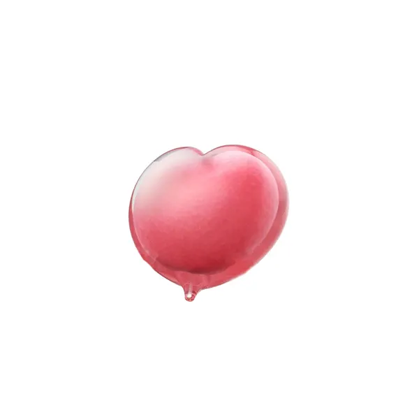 roze hart urn