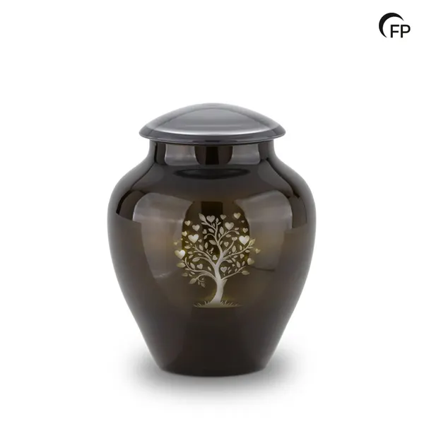 Glazen urn - groen - 3 Liter