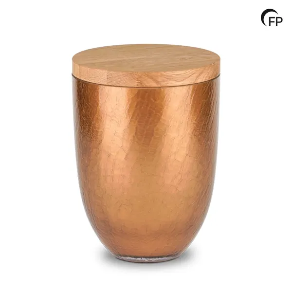 Glazen urn - Oak Crackel - 4,50 Liter