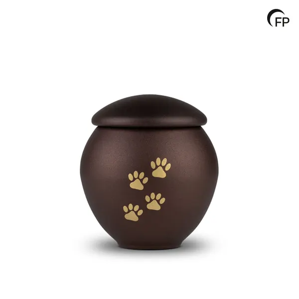 Metalen dierenurn - groot Bronze Memory - 1,80 Liter