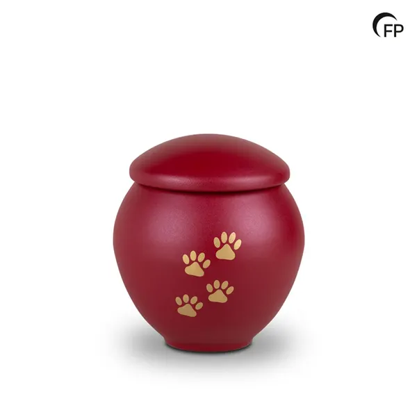 Metalen dierenurn - groot Crimson Soul - 1,80 Liter