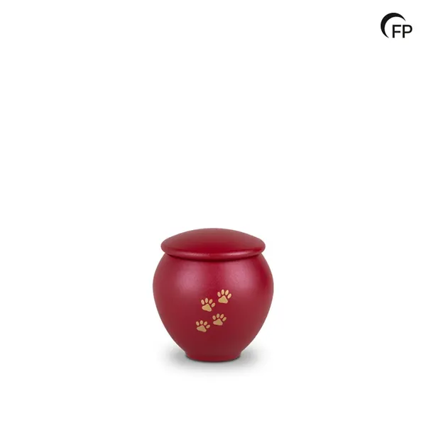 Metalen dierenurn - klein Crimson Soul - 0,40 Liter
