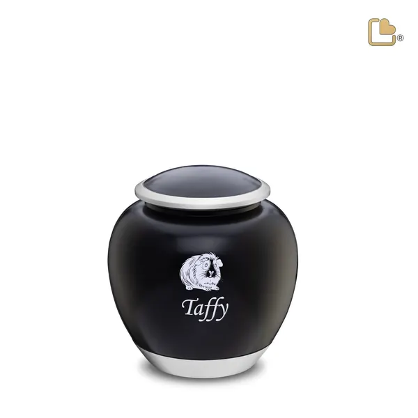 Metalen dierenurn - Shadow zwart - 0,61 Liter