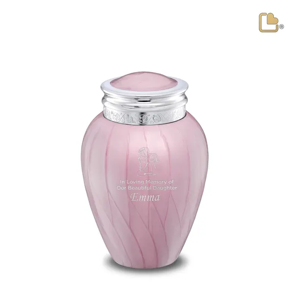 Metalen urn - Blessing roze - 0,80 Liter