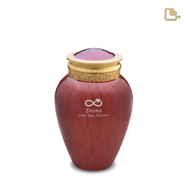 Metalen urn - Blessing Crimson goud - 0,80 Liter