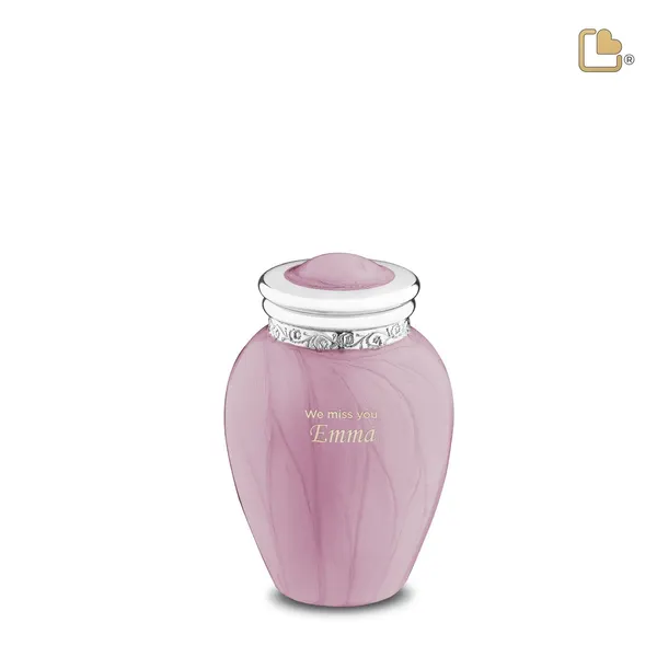 Messing urn - Blessing roze - 0,07 Liter