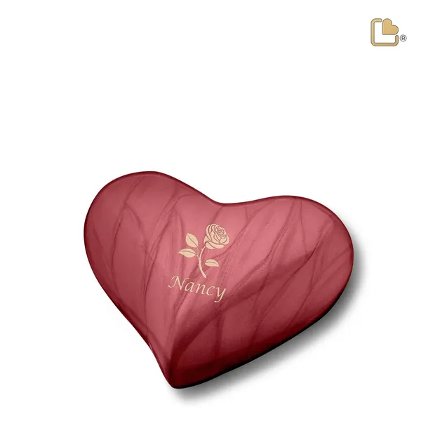 Messing urn - Hart Crimson - 0,07 Liter