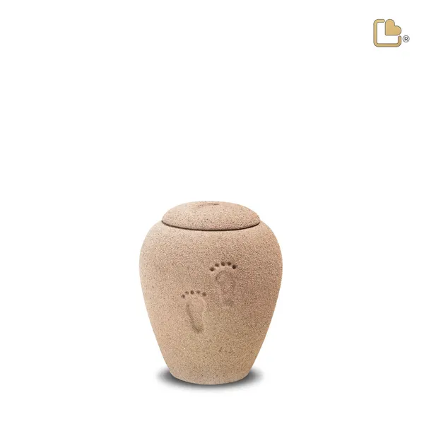 Keramische urn - ShiftingSand Footprints Eco Sand - 0,80 Liter