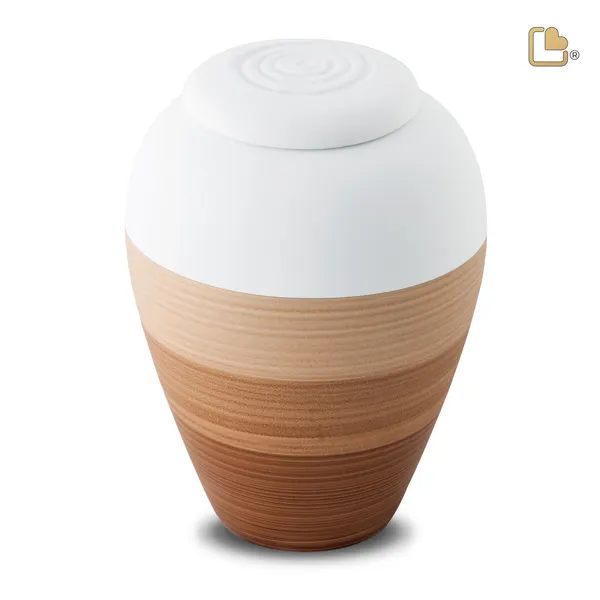 Keramische urn - EarthBrown Eco Pigment - 4,01 Liter