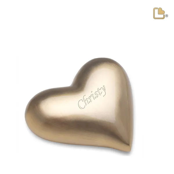 Messing urn - Hart goud - 0,07 Liter