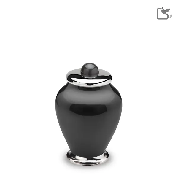 Messing urn - Simplicity antraciet - 0,07 Liter