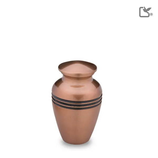 Metalen urn - Radiance koper - 0,07 Liter