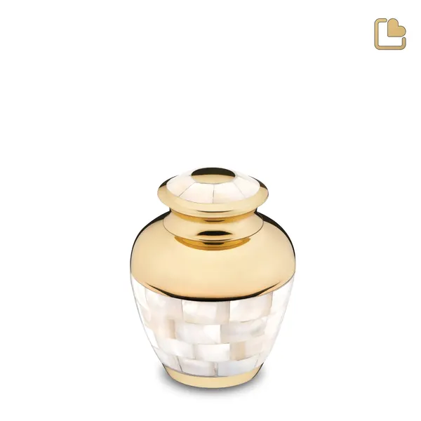 Messing urn - Mother goud - 0,07 Liter