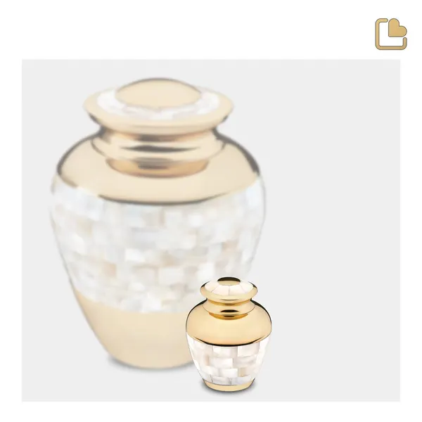 Messing urn - Mother goud - 0,07 Liter