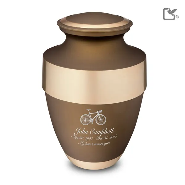 Metalen urn - Espana brons - 3,41 Liter