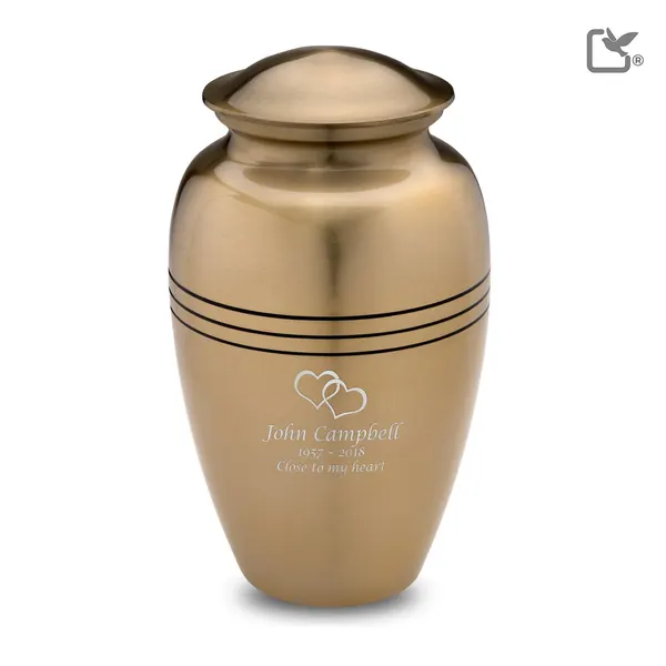 Metalen urn - Radiance goud - 3,36 Liter