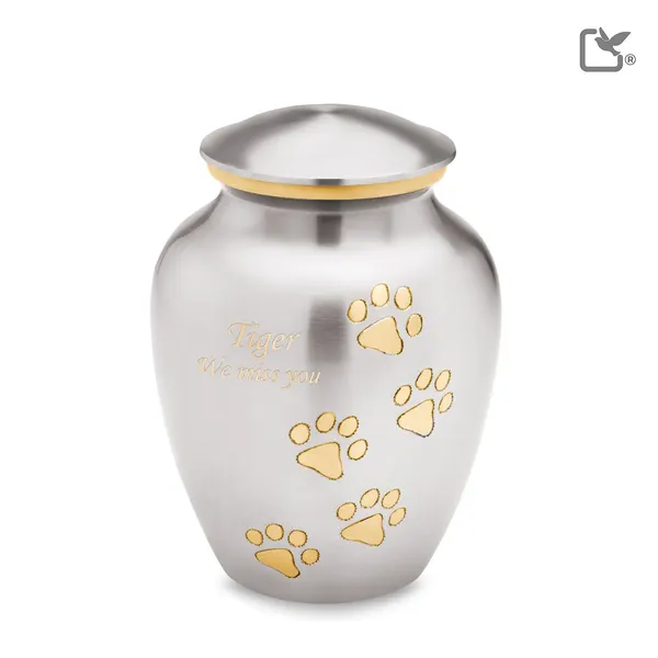 Messing dierenurn - Klassiek - 2,11 Liter