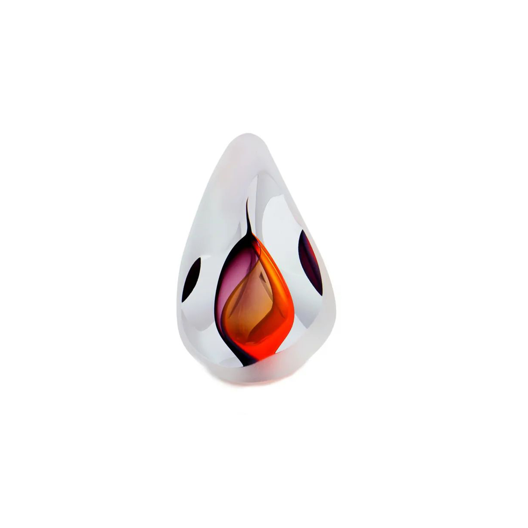 Urn glas rood