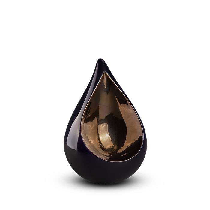 keramische-mini-urn-druppel-blauw