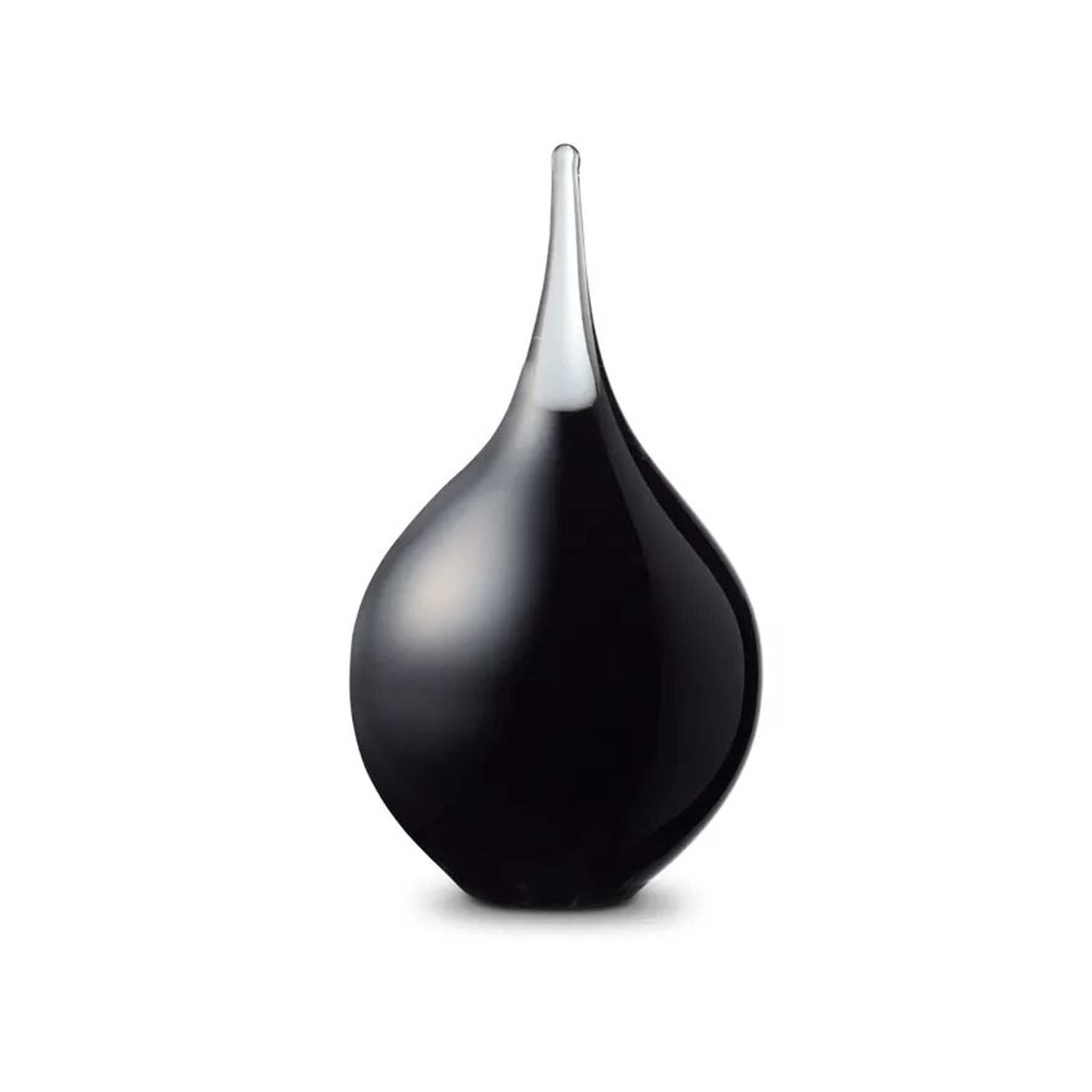 Druppel urn zwart