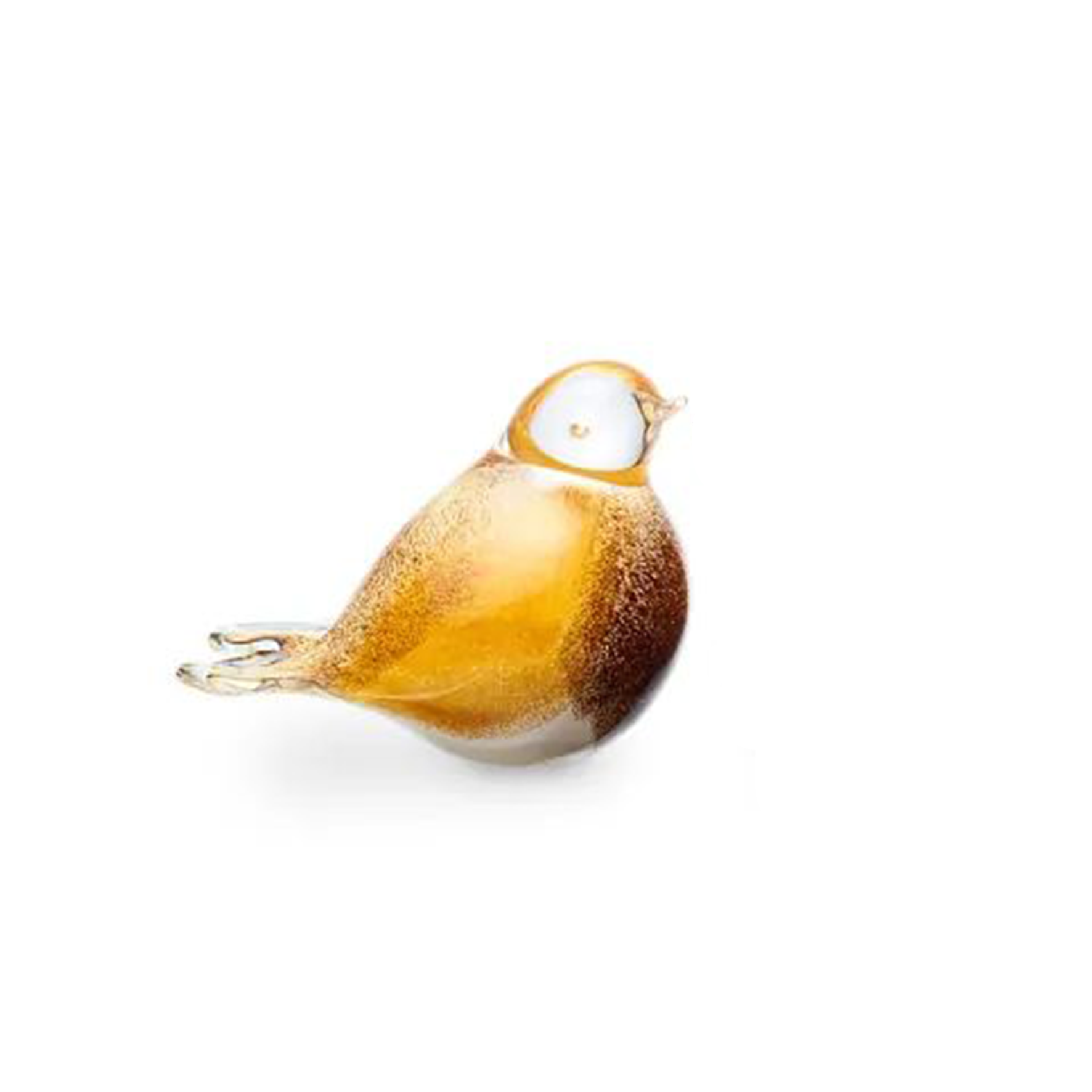 Glazen vogel urn