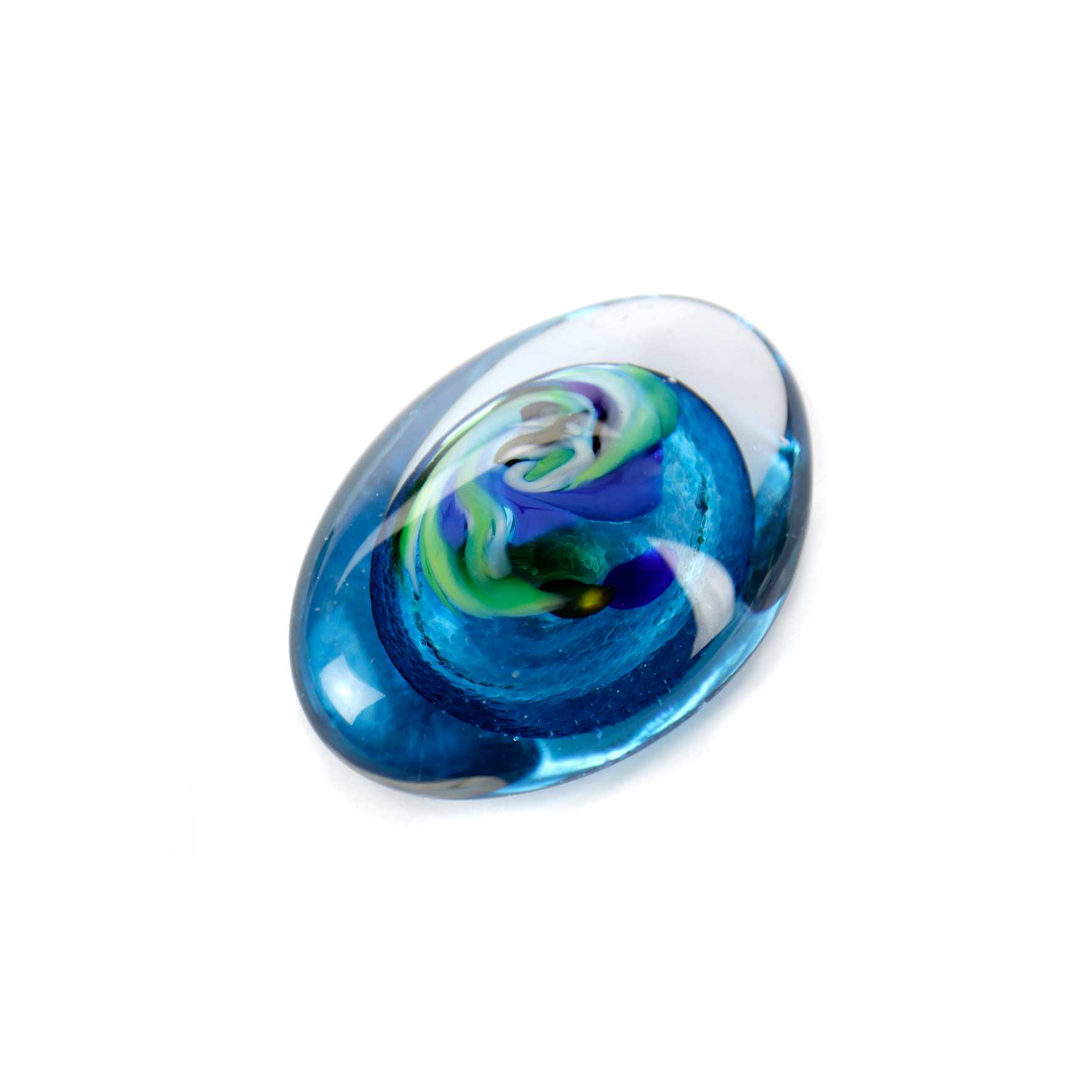 mini urn blauw
