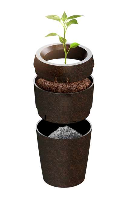 Urn-2-400x704-1 biologische urn Evertree begraafurn - Afbeelding 1