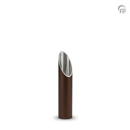 Aluminium urn - kaarshouder groot brons - 0,30 Liter