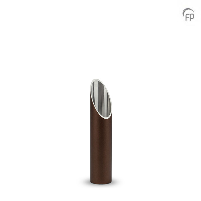 Aluminium urn - kaarshouder groot brons - 0,30 Liter Aluminium urn - kaarshouder groot brons - 0,30 Liter