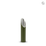 Aluminium urn - kaarshouder groot groen - 0,30 Liter