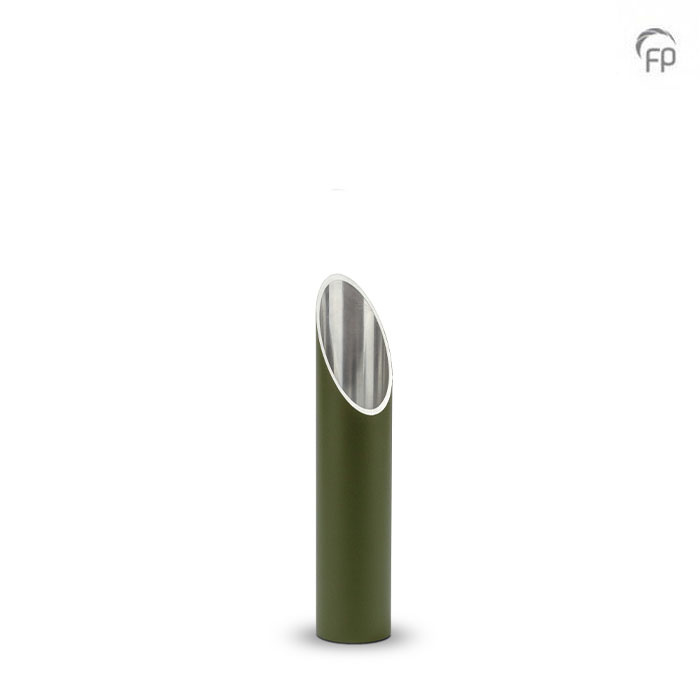 Aluminium urn - kaarshouder groot groen - 0,30 Liter Aluminium urn - kaarshouder groot groen - 0,30 Liter