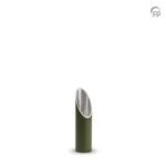 Aluminium urn - kaarshouder groot groen - 0,30 Liter