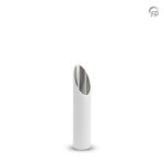 Aluminium urn - kaarshouder groot wit - 0,30 Liter