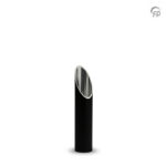 Aluminium urn - kaarshouder groot zwart - 0,30 Liter