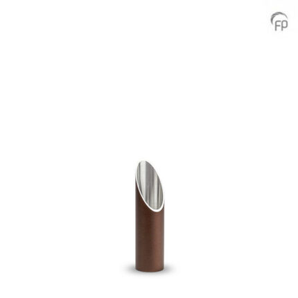 Aluminium urn - kaarshouder medium brons - 0,20 Liter