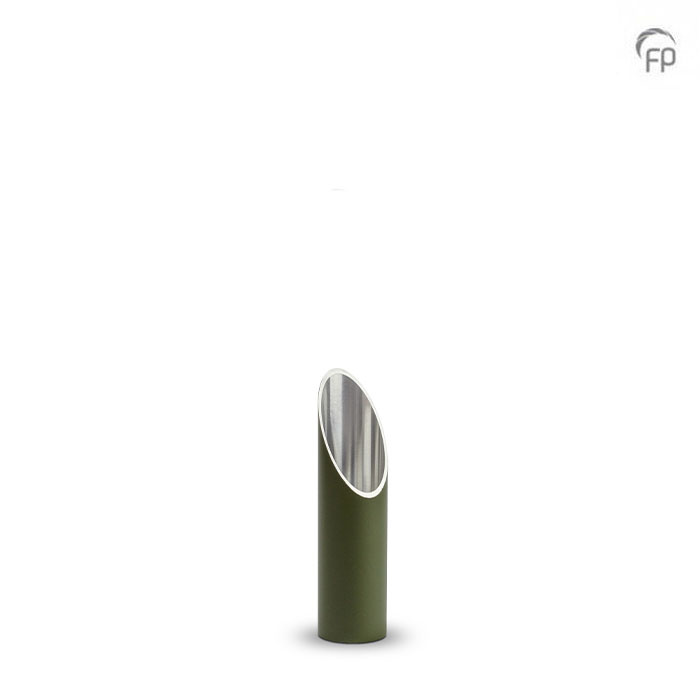 Aluminium urn - kaarshouder medium groen - 0,20 Liter Aluminium urn - kaarshouder medium groen - 0,20 Liter