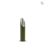 Aluminium urn - kaarshouder medium groen - 0,20 Liter