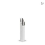 Aluminium urn - kaarshouder medium wit - 0,20 Liter