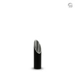 Aluminium urn - kaarshouder medium zwart - 0,20 Liter