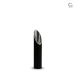Aluminium urn - kaarshouder medium zwart - 0,20 Liter