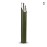 Aluminium urn - tuinornament groot groen - 3,90 Liter