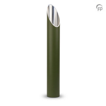 Aluminium urn - tuinornament groot groen - 3,90 Liter