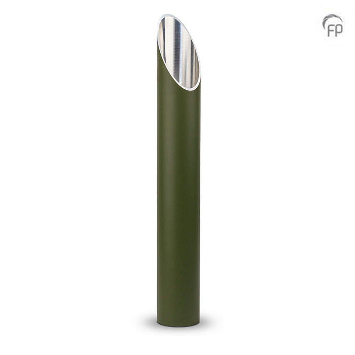 Aluminium urn - tuinornament groot groen - 3,90 Liter Aluminium urn - tuinornament groot groen - 3,90 Liter