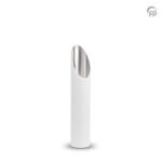 Aluminium urn - tuinornament groot wit - 3,90 Liter