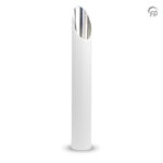 Aluminium urn - tuinornament groot wit - 3,90 Liter
