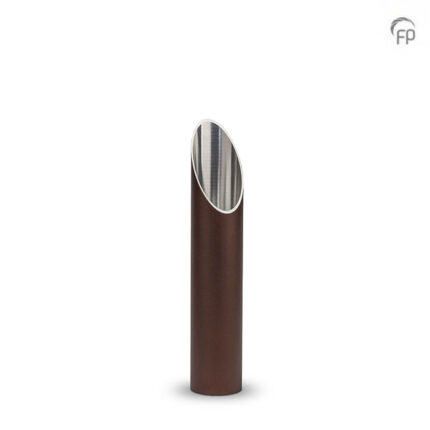 Aluminium urn - tuinornament klein brons - 2,10 Liter